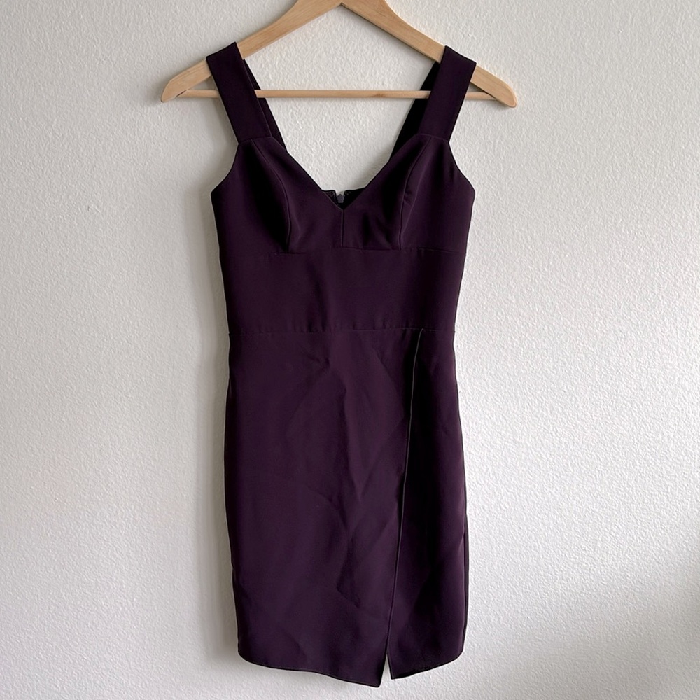 Amanda Uprichard Orchid Mauve Purple Sleeveless Tulip Mini Dress Small